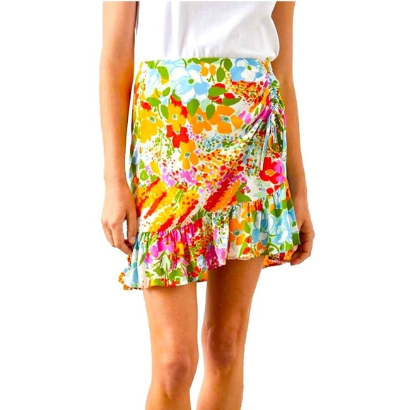 Rails Lara Multicolor “Day Garden” Rio Ruched Mini Skirt Sz med
Ruffled farm - Picture 1 of 14